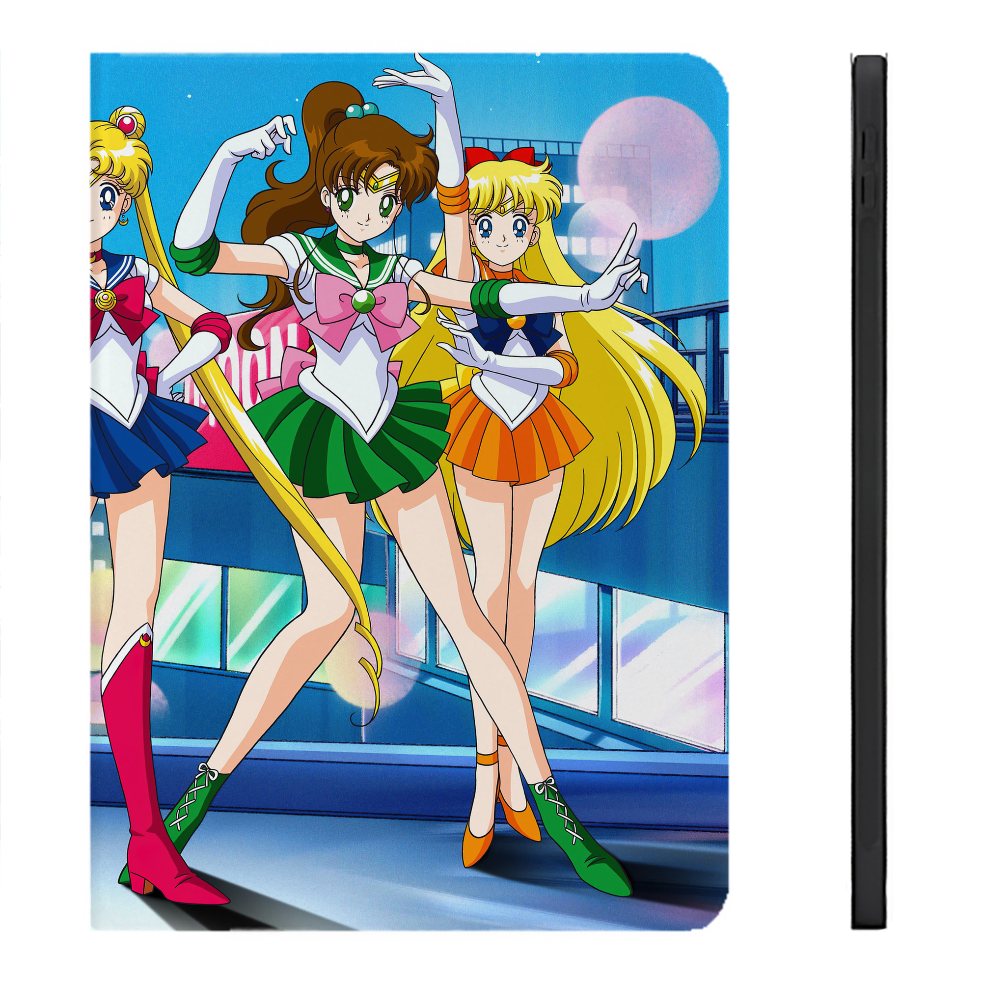 （画像用） 美少女戦士セーラームーン Sailor Moon IPadケース ペンホルダー付き ブックスタイルデザイン